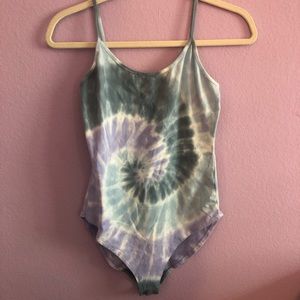 tie dye bodysuit